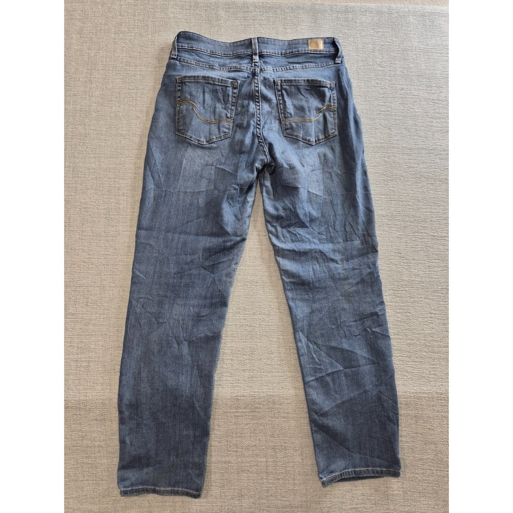 Levi's Signature Modern Slim Cuffed Jeans Womens 28 Blue Medium Wash Straight